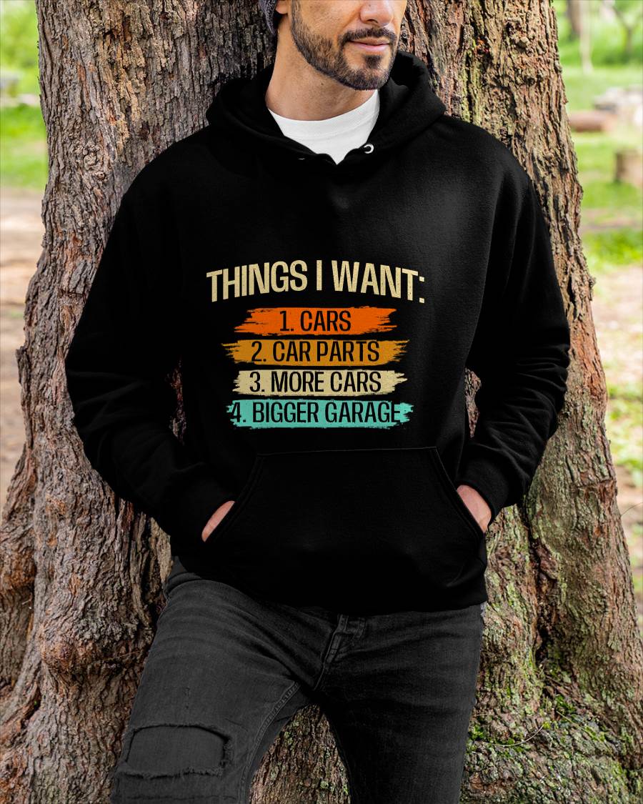 Things I Want - Car Parts Enthusiast Auto Mechanic Engine T-Shirt - Gift For Mechanic - DONN (SKUM08-D13)