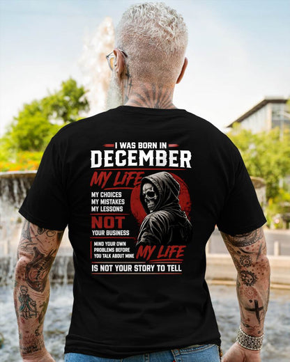 DECEMBER - MY LIFE - T SHIRT FOR MAN - DONN12 (SKU2607-329-12)