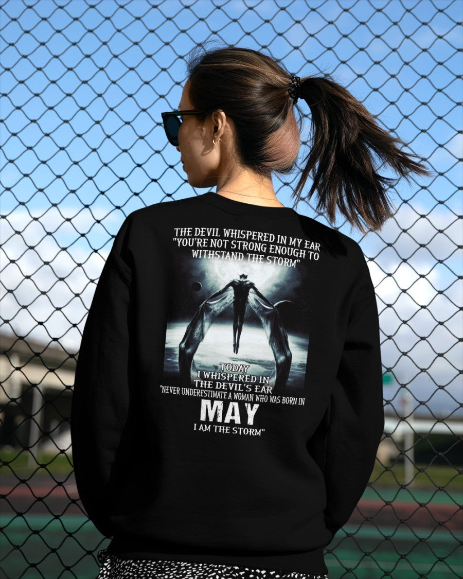 May - The Devil Whispered In My Ear - T-Shirt For Woman - DONN05 (SKU-CHAUU-05)