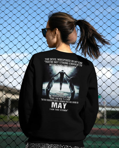 May - The Devil Whispered In My Ear - T-Shirt For Woman - DONN05 (SKU-CHAUU-05)