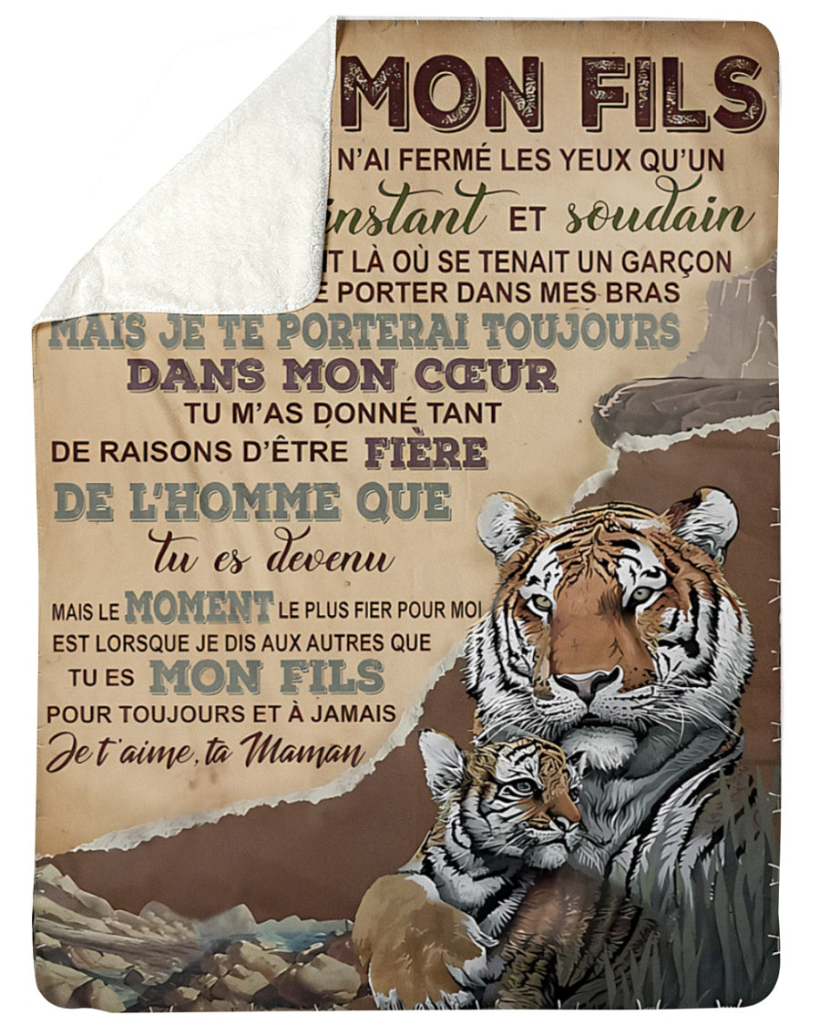 Cadeau Spécial Pour Ton Fils Couverture - De Maman (SKU-CHAU-B06)