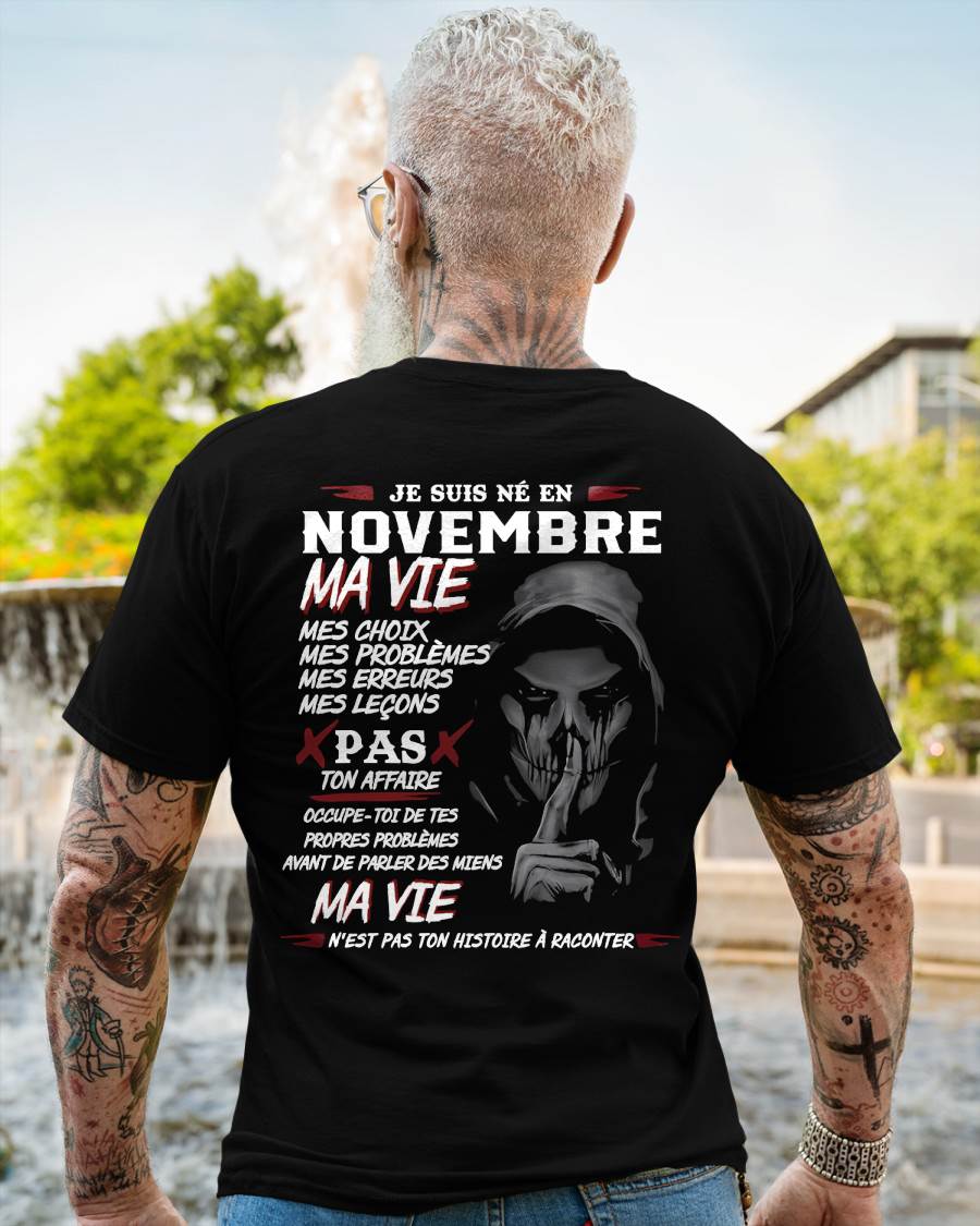 MA VIE – T-shirt pour homme – DOAN11 (SKU12-269-11)