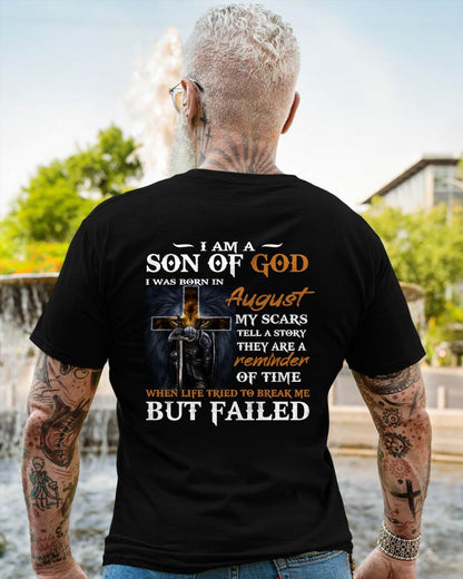 August - I Am A Son Of God - T Shirt For Man - DONN08 (SKU2605-57-08)