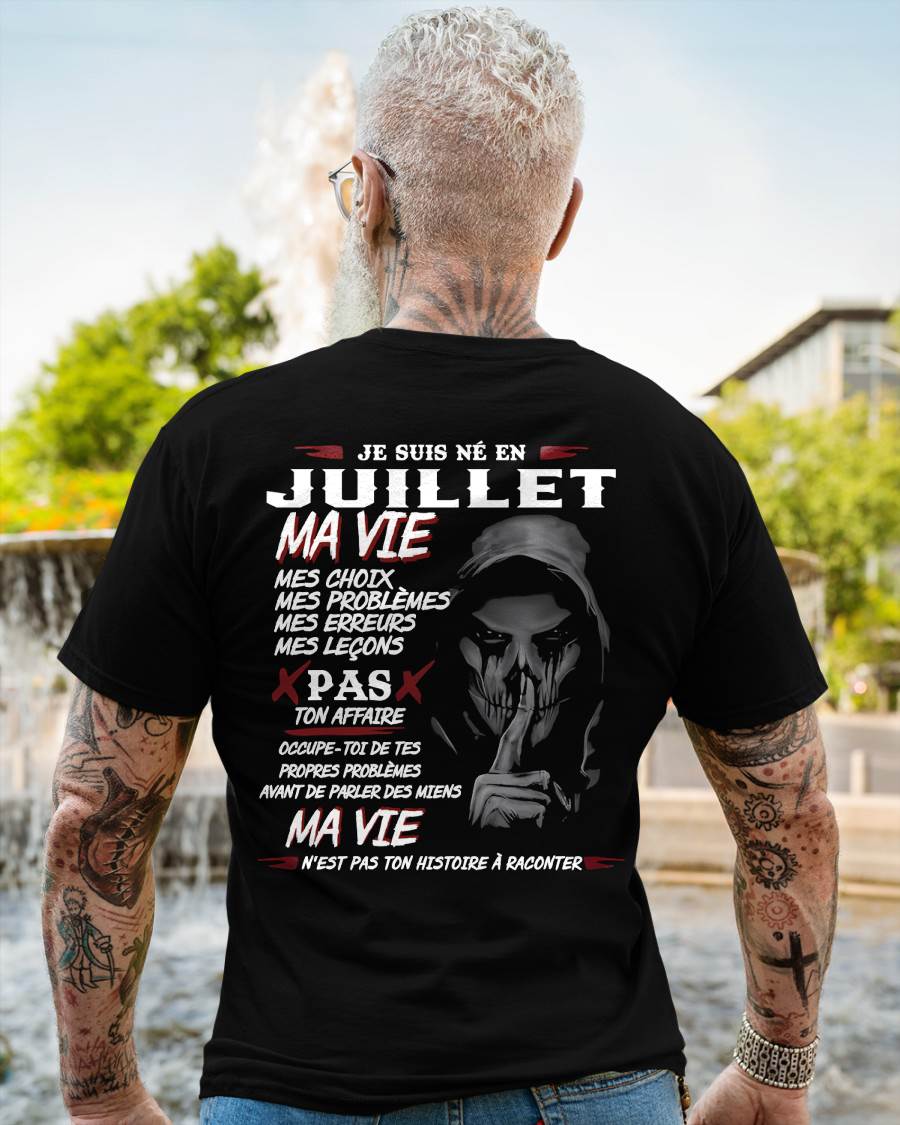 MA VIE – T-shirt pour homme – DONN07 (SKU12-269-07)