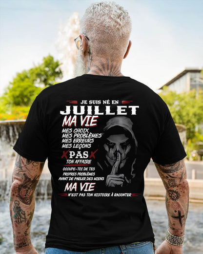 MA VIE – T-shirt pour homme – DONN07 (SKU12-269-07)