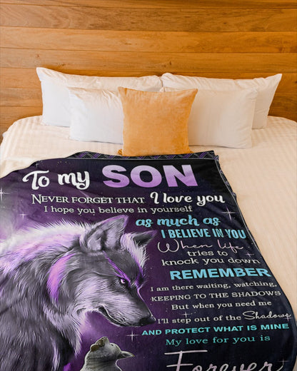 Special Gift For Your Son Blanket - From Mom (SKUB11-57) FULL