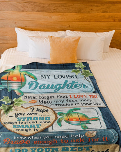 Special Gift For Your Daughter Blanket - From Dad