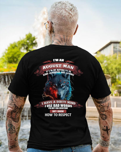 I’M AN AUGUST MAN – T-SHIRT FOR MAN – DOAN08 (SKU12-162-08)