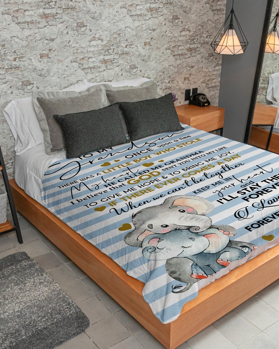 Special Gift For Your Grandson Blanket - From Grandma