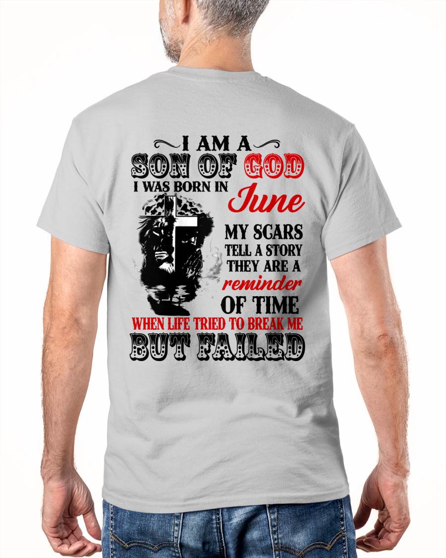 June - I Am A Son Of God – T Shirt For Man – DONN06 (SKU2604-189-06)