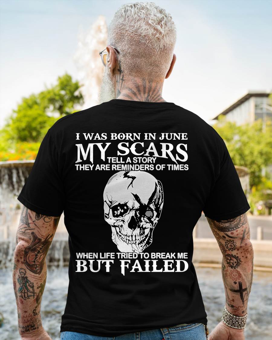 My Scars Tell A Story – T-Shirt For Man – DOAN06 (SKU10-27-06)