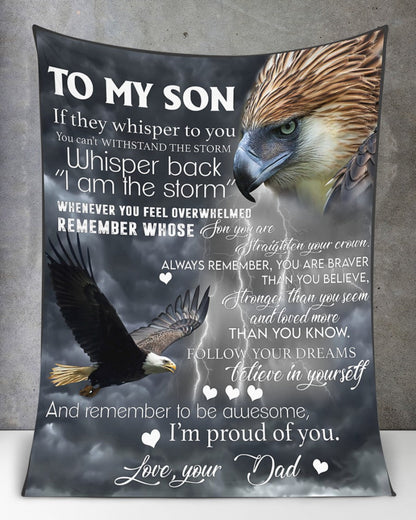 Special Gift for Your Son - From Dad Blanket (SKUB11-158)