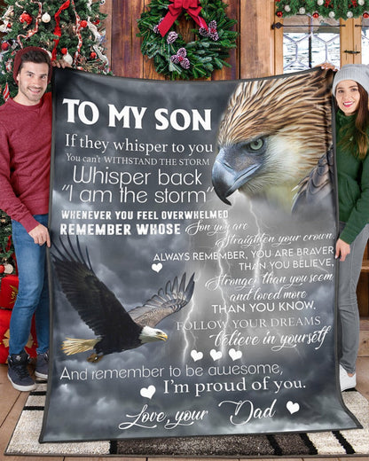 Special Gift for Your Son - From Dad Blanket (SKUB11-158)