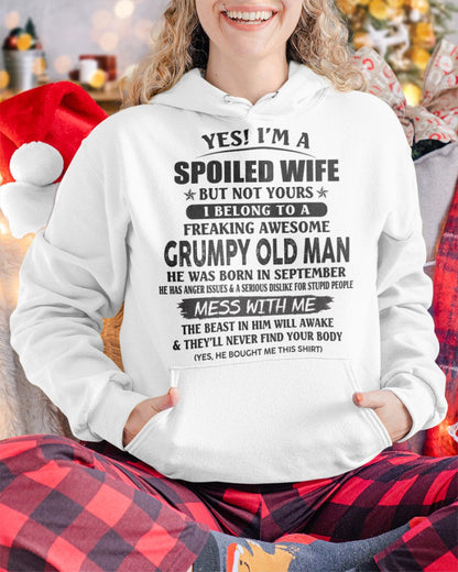 Grumpy Old Man September – Perfect gift for wife From Husband – Ebil09 (SKU08-63-09)