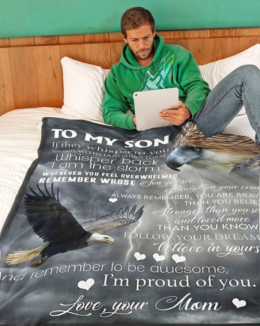 Special Gift for Your Son - From Mom Blanket (SKUB11-159)