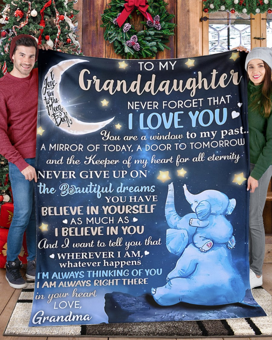 Special Gift For Your Granddaughter Blanket - From Grandma (SKU-CHAU-B20) FULL