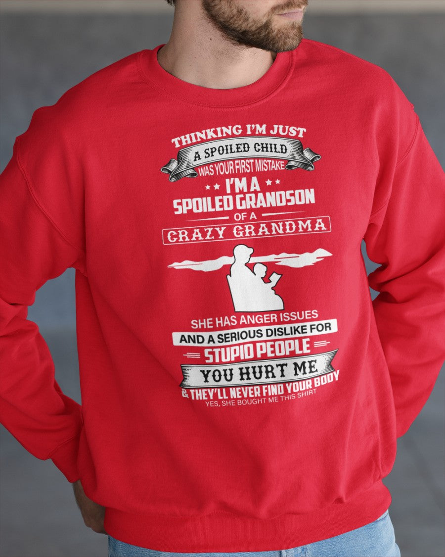 Spoiled by Grandma Shirt – From Grandma to Grandson EBIL00 (SKU-GMS2-00)