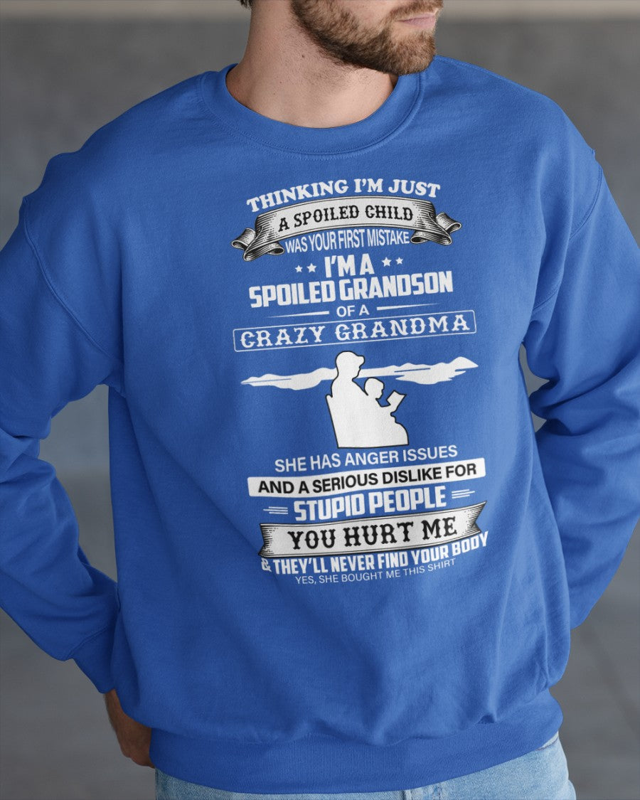 Spoiled by Grandma Shirt – From Grandma to Grandson EBIL00 (SKU-GMS2-00)