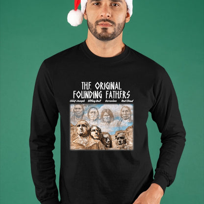Native American T-Shirts, Vintage Native American Unisex T-Shirt/Hoodie/Sweatshirt HLT00 - The Original Founding Fathers Native American T-Shirt (3)