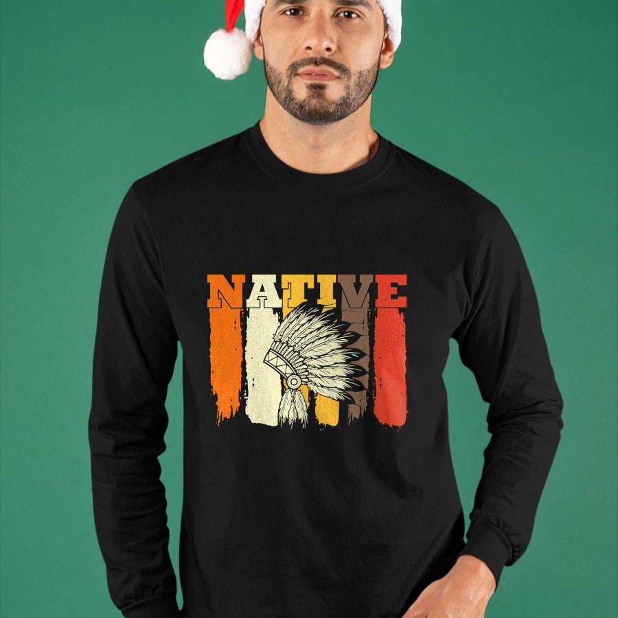 Native American T-Shirts, Vintage Native American Unisex T-Shirt/Hoodie/Sweatshirt HLT00 - Native American Choctaw America Traditional American Indian T-Shirt