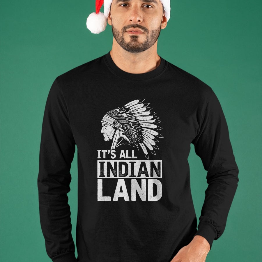 Native American T-Shirts, Vintage Native American Unisex T-Shirt/Hoodie/Sweatshirt HLT00 - Headdress Indian Land American Heritage Native American T-Shirt (1)