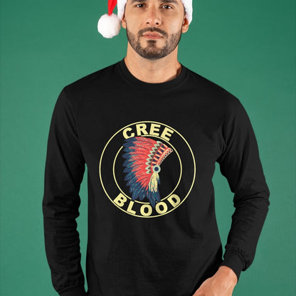 Native American T-Shirts, Vintage Native American Unisex T-Shirt/Hoodie/Sweatshirt HLT00 - American Flag - Comanche Blood Headdress Native American Comanche Tribe T-Shirt