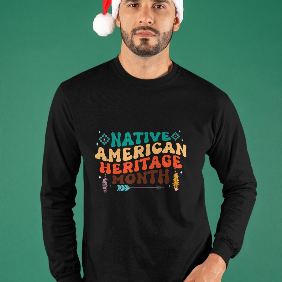 Native American T-Shirts, Vintage Native American Unisex T-Shirt/Hoodie/Sweatshirt HLT00 - National Native American Heritage Month Indigenous Women T-Shirt (1)