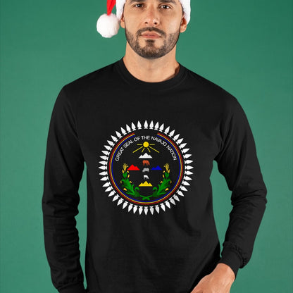 Native American T-Shirts, Vintage Native American Unisex T-Shirt/Hoodie/Sweatshirt HLT00 - Navajo Flag Native American Mens Womens Kids T-Shirt (1)