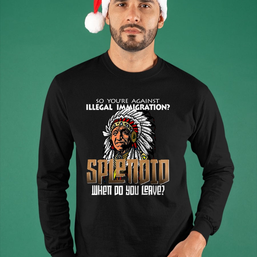 Native American T-Shirts, Vintage Native American Unisex T-Shirt/Hoodie/Sweatshirt HLT00 - Southwest Native American Indian Feather T-Shirt (1)