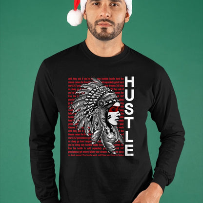 Native American T-Shirts, Vintage Native American Unisex T-Shirt/Hoodie/Sweatshirt HLT00 - Native American Hustle Hard Shirt Urban Gang Ster Clothing T-Shirt