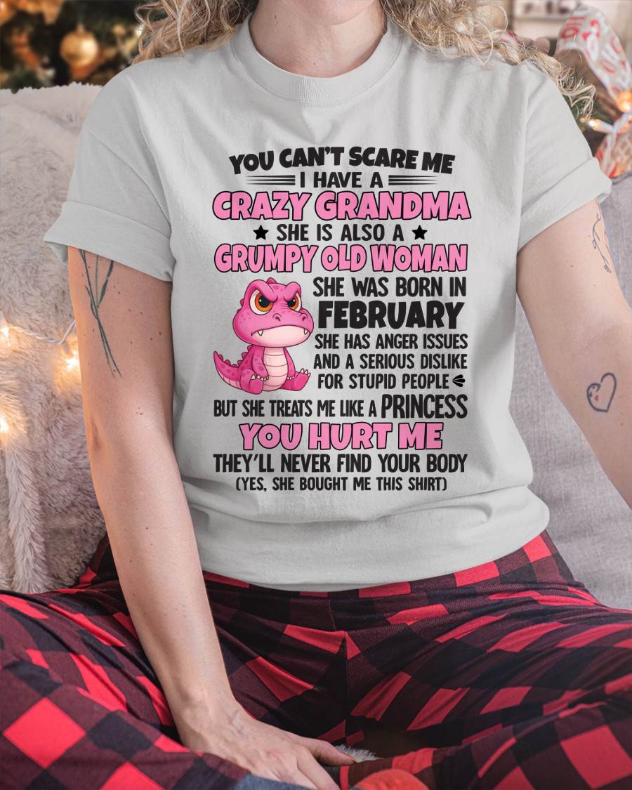 You Can’t Scare Me - Gift For Grandson And Granddaughter From Grandma - DOAN02 (SKU09-130-02)