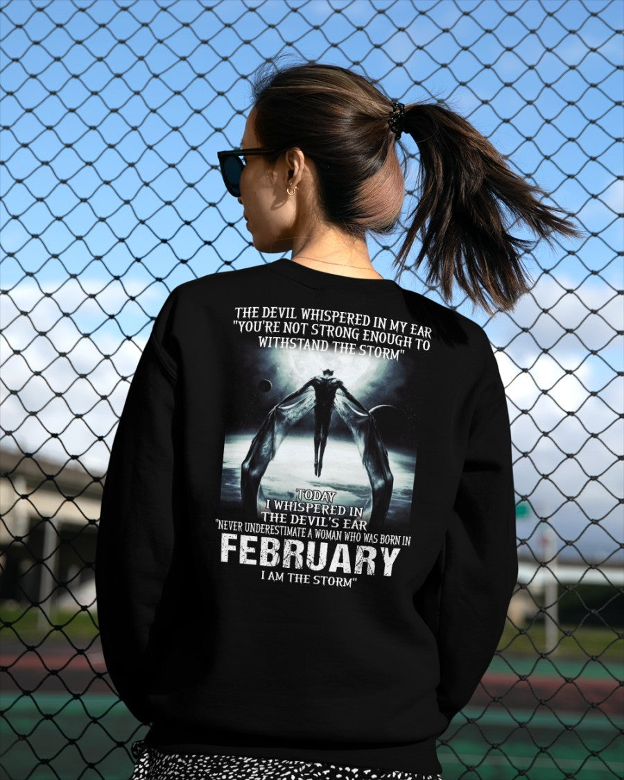 February - The Devil Whispered In My Ear - T-Shirt For Woman - DONN02 (SKU-CHAUU-02)
