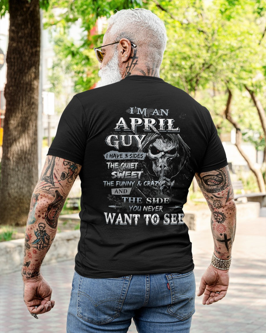 APRIL - I HAVE 3 SIDES - T-SHIRT FOR MAN - DONN04 (SKU07-60-04)