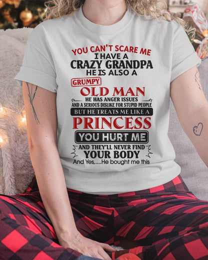 I Have A Crazy Grandpa - Gift For Granddaughter From Grandpa - DOAN00 (SKU09-143-00)