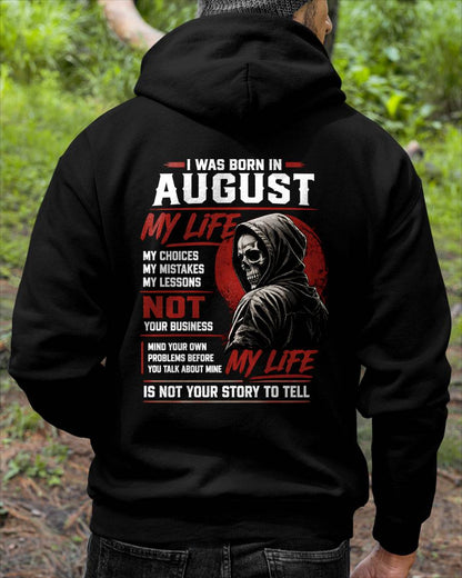 AUGUST - MY LIFE - T SHIRT FOR MAN - DONN08 (SKU2607-329-08)