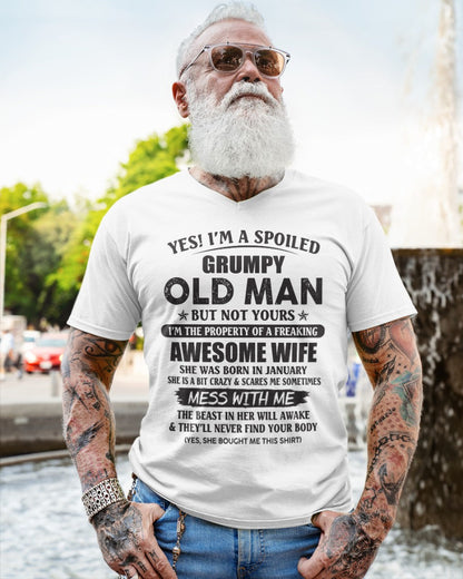 Awesome wife January - Perfect gift for your husband - EBIL01 (SKU96-68-01)