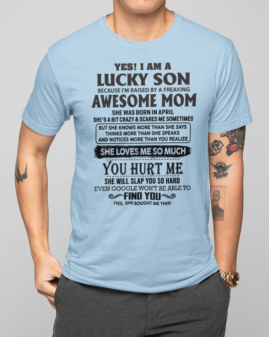 April - Awesome Mom - Perfect Gift For Your Son From Mom - ebil04 (SKU-LKW-04)