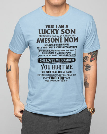 April - Awesome Mom - Perfect Gift For Your Son From Mom - ebil04 (SKU-LKW-04)