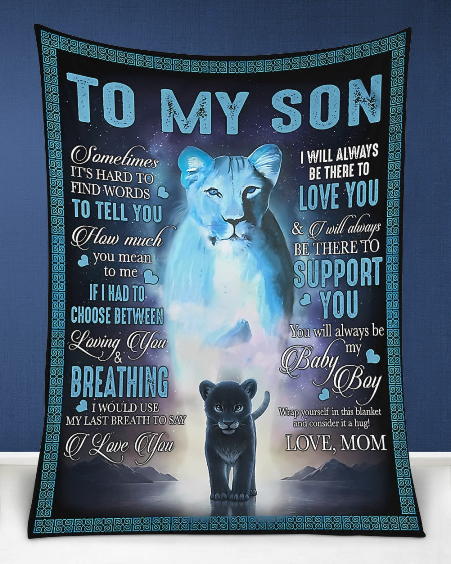 Special Gift For Your Son Blanket - From Mom (SKUB06-84) FULL