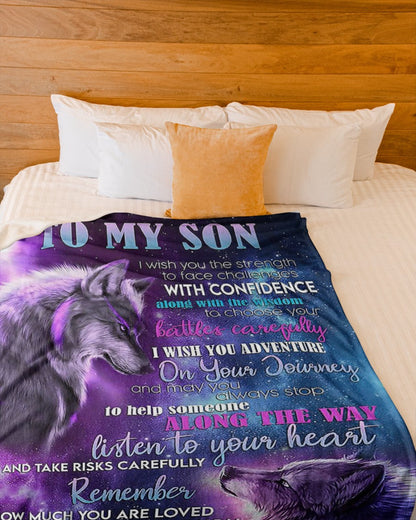 The Perfect Gift For Your Son Blanket - From Dad (SKUB10-BDONN)