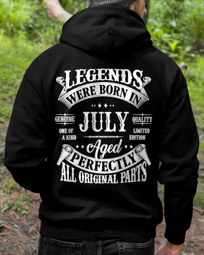 LEGENDS WERE BORN IN JULY - T-SHIRT FOR MAN - DONN07 (SKU08-37-07)