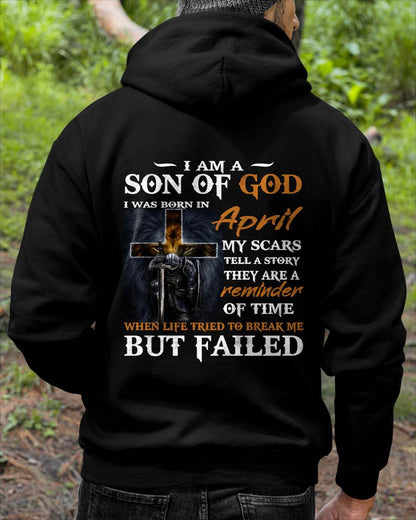April - I Am A Son Of God - T Shirt For Man - DONN04 (SKU2605-57-04)