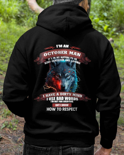 I’M AN OCTOBER MAN – T-SHIRT FOR MAN – DOAN10 (SKU12-162-10)