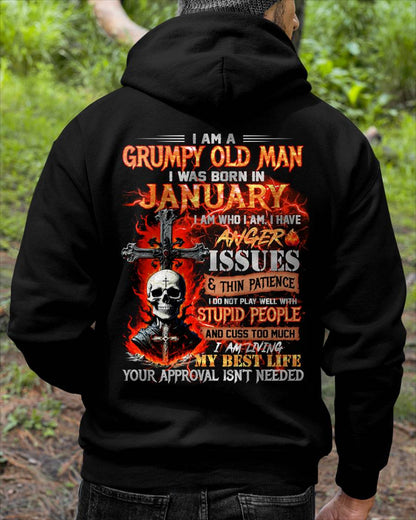 I Am A Grumpy Old Man – T-Shirt For Man – DOAN01 (SKU12-319-01)