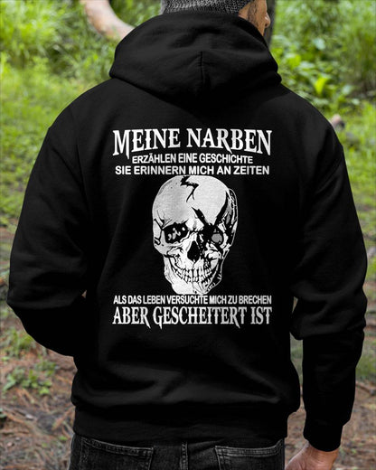 MEINE NARBEN ERZÄHLEN EINE GESCHICHTE - T-SHIRT FÜR HERREN - DONN01 (SKU2605-421-00)