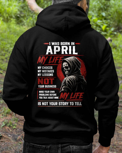 APRIL - MY LIFE - T SHIRT FOR MAN - DONN04 (SKU2607-329-04)