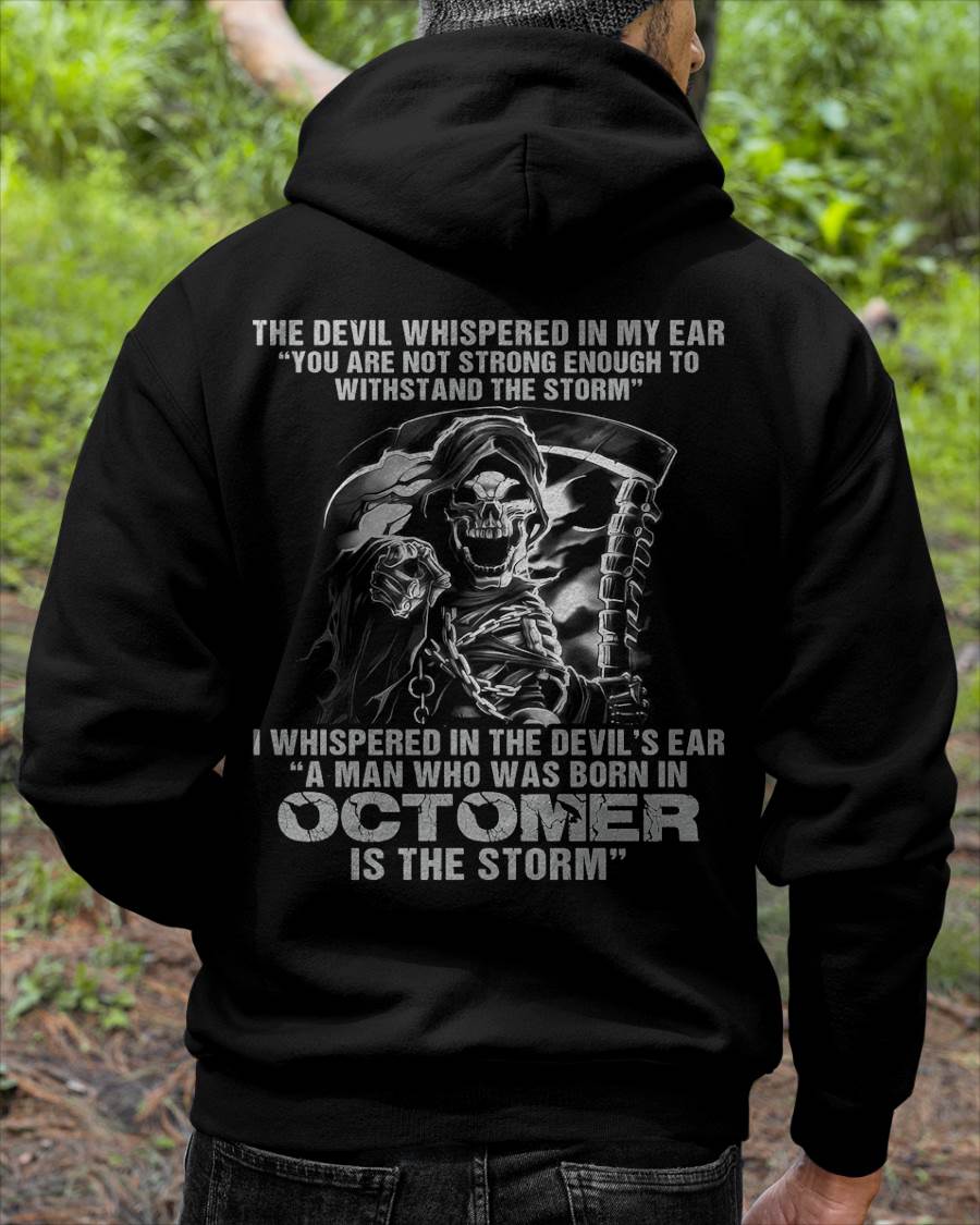 October - The Devil Whispered In My Ear - T-Shirt For Man - DONN10 (SKU08-87-10)