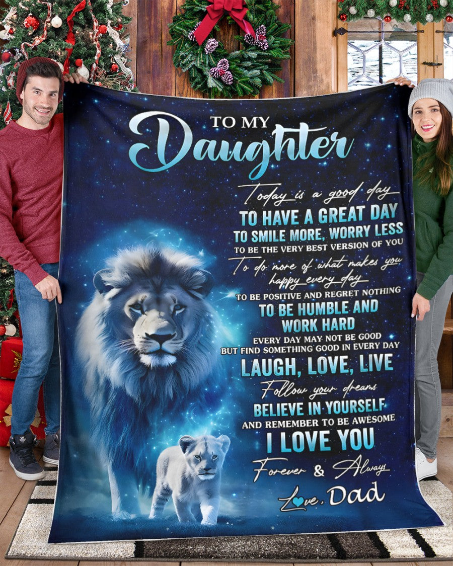 Special Gift For Your Daughter Blanket - From Dad (SKUB11-60)