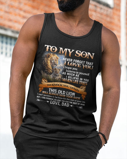 To My Son T-Shirt – Gift From Dad / Man - EBIL00 (SKU12-76)