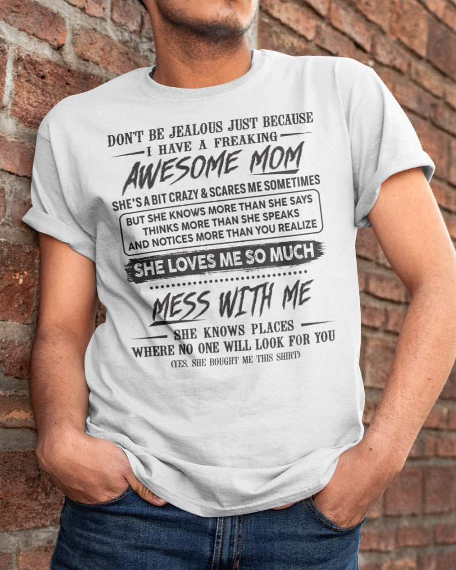 Awesome Mom - Perfect Gift For Your Son From Mom - ebil00 (SKU TRI 03.03.03)